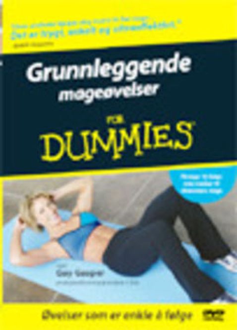 Hovedbilde Grunnleggende Mageøvelser For Dummies (DVD)
