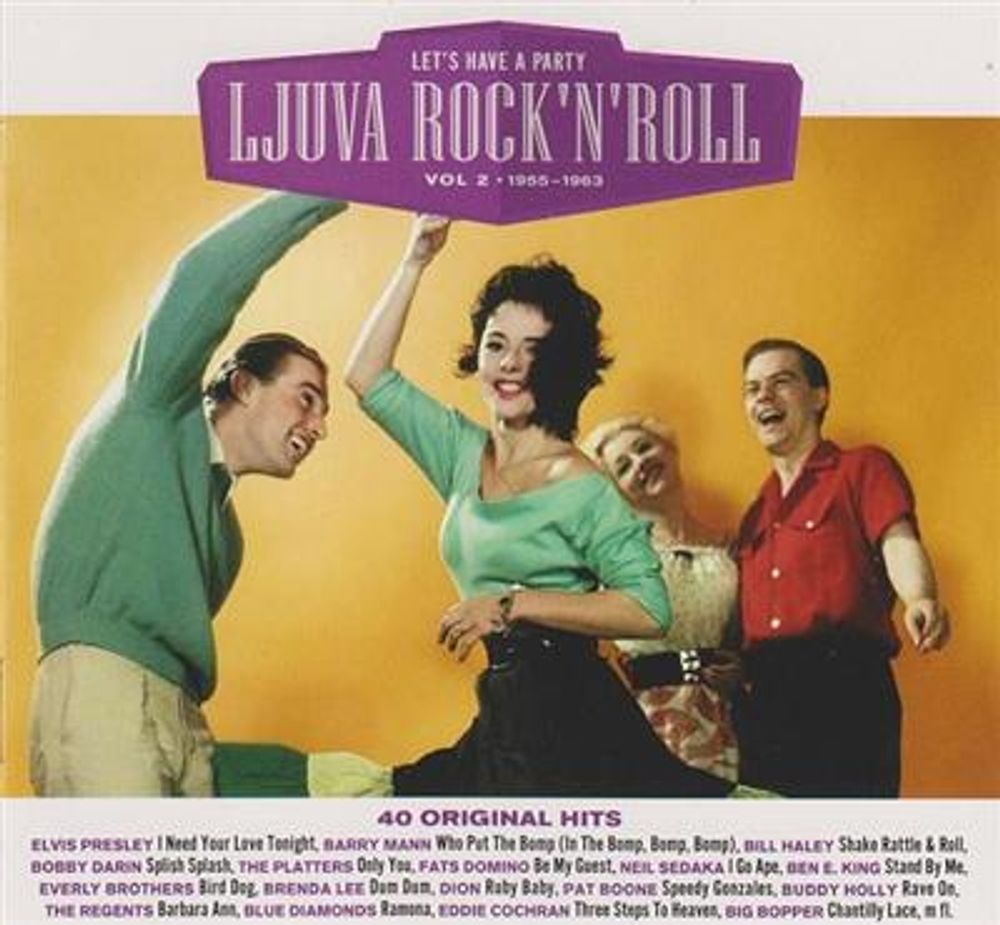 Ljuva Rock`n`Roll Vol.2 1955-1963 (2CD) Diverse artister