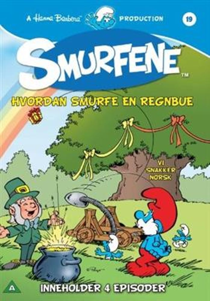 Smurfene 19 - Hvordan Smurfe En Regnbue (DVD)