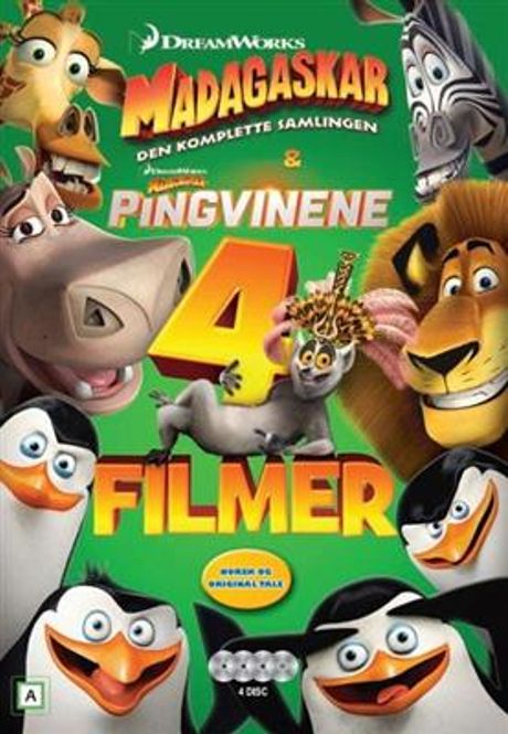 Hovedbilde Madagaskar - Den Komplette Samlingen (DVD)