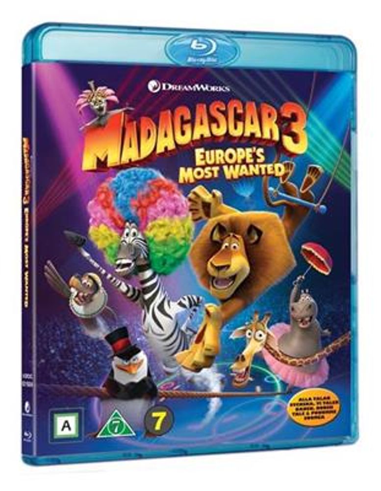 Madagaskar 3 - Full Rulle I Europa (Blu-ray)