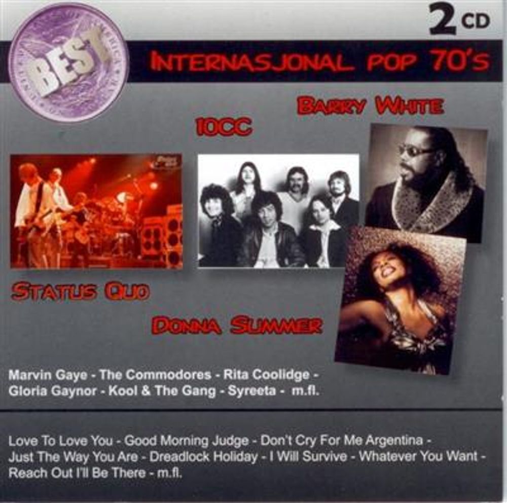 Best - Internasjonal Pop 70`s (2CD) Diverse artister