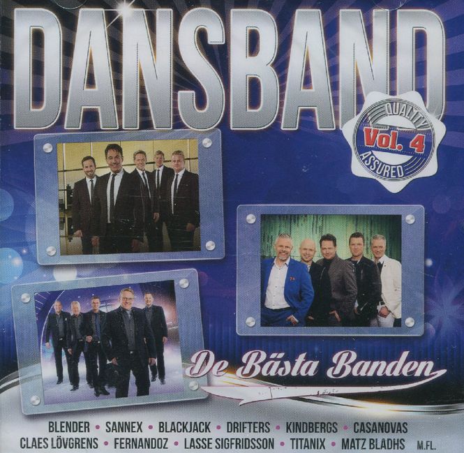 Hovedbilde De Bästa Banden vol 4 (CD) Diverse artister