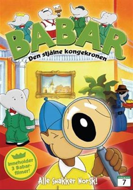 Hovedbilde Babar 4 - Den Stjålne Kongekronen (DVD)