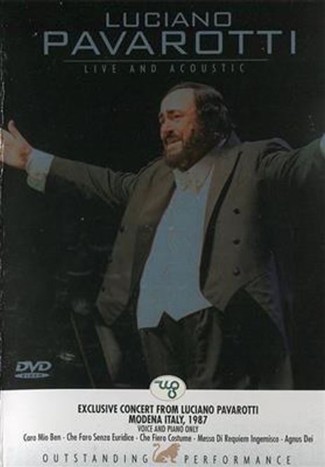 Hovedbilde Luciano Pavarotti - Live And Acoustic (DVD)