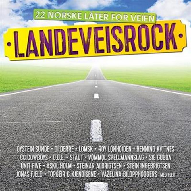 Hovedbilde Landeveisrock - 22 Norske Låter For Veien (CD)