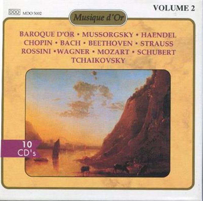Hovedbilde Musique d'Or Volume 2 (10 CD-Box) Diverse artister - ...