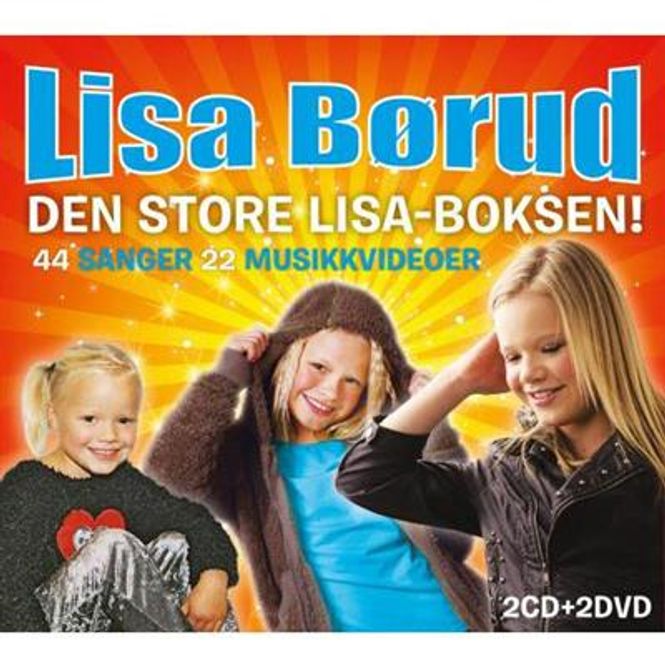 Hovedbilde Lisa Børud - Den Store Lisa-Boksen (2CD+2DVD)