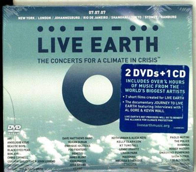 Hovedbilde Live Earth - The Concerts For A Climate In Crisis (CD+DVD)