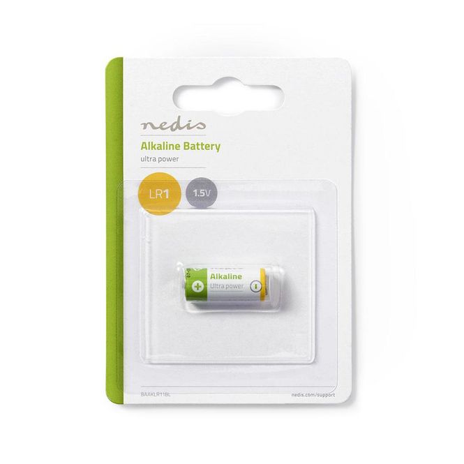 Hovedbilde Batteri LR1 - E90 - 1,5Volt - 1 stk i pk - Små runde ...