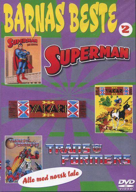 Hovedbilde Barnas Beste 2 - Superman / Yakari / Transformers (DVD)