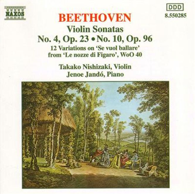 Hovedbilde Beethoven - Takako Nishizaki, Jenö Jandó - Violin Sonatas: ...