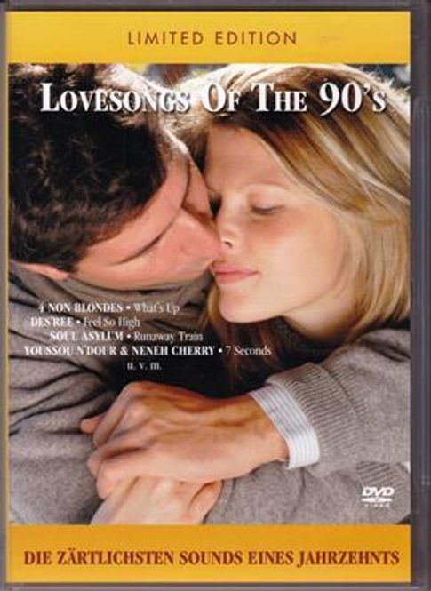Hovedbilde Lovesongs Of The 90's (DVD) Diverse artister