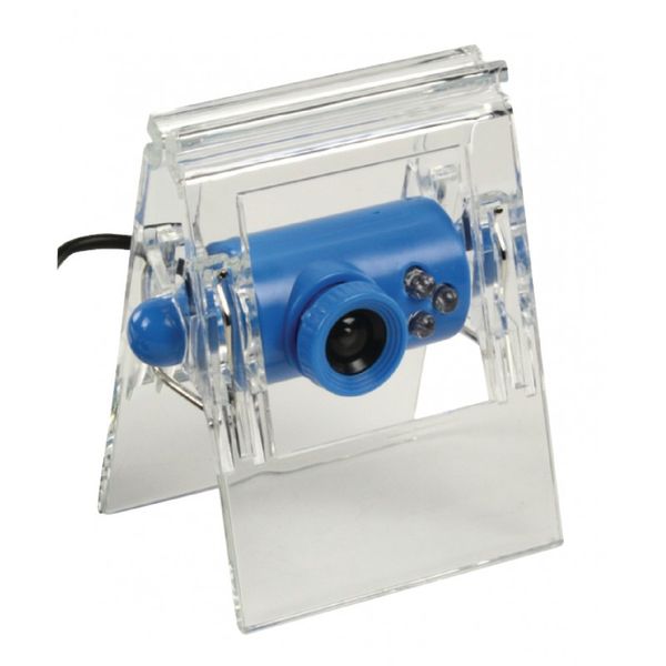 Hovedbilde USB 2,0 Web Kamera Blå med Klips