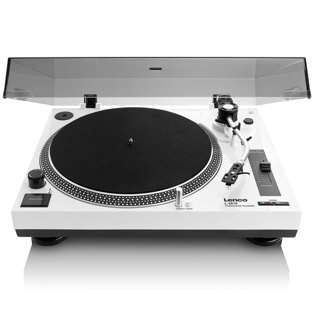 Lenco L-3810 - Direktedrevet platespiller - USB Opptak - 33 & 45 RPM