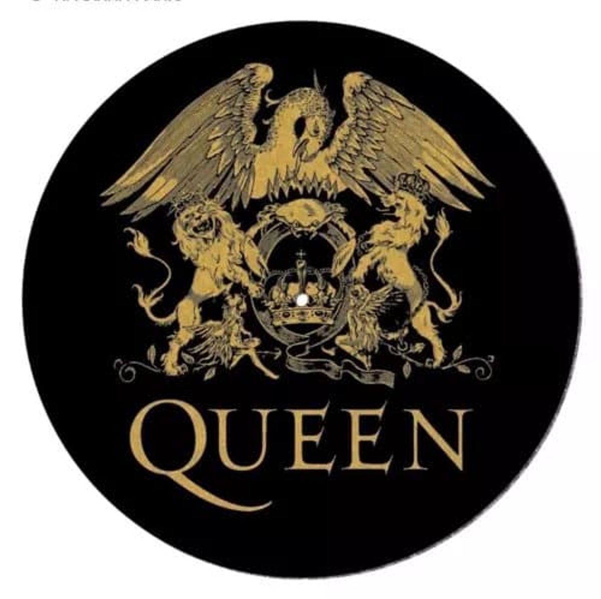 Slipmatte Queen Logo Slipmat for Platespilleren