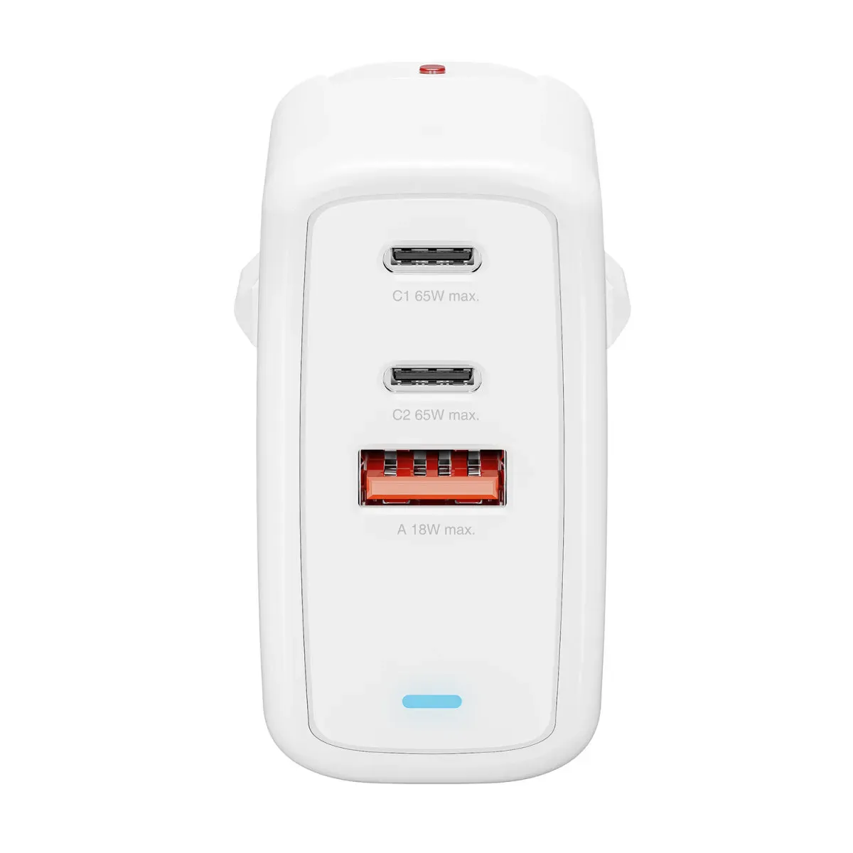 Lader 65 watt - 4smarts Charger GaN Flex 65W 2 USB-C+1 USB-A