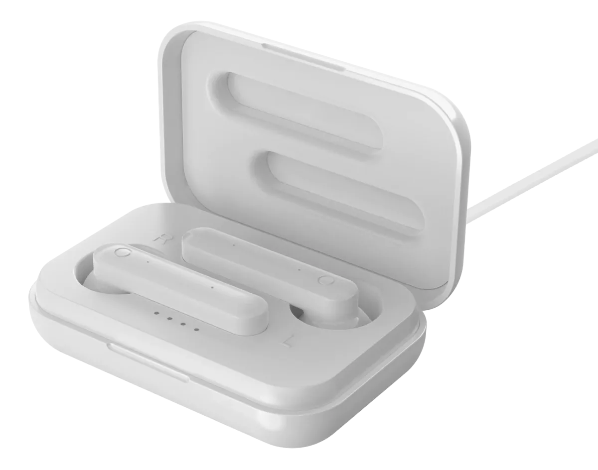 Trådløse Pods, Øreplugger med Ladeboks - STREETZ TWS-105