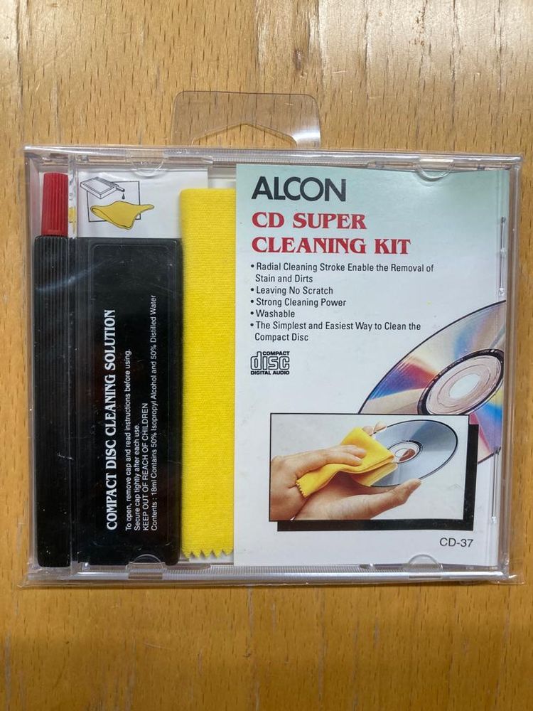 Platerens - Discrens - CD, DVD og Blu-ray disc rens - Alcon Super Cleaning Kit