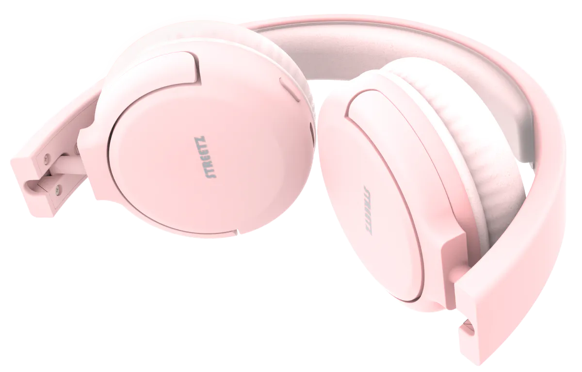 Streetz Bluetooth-Hodetelefoner On-Ear – Rosa