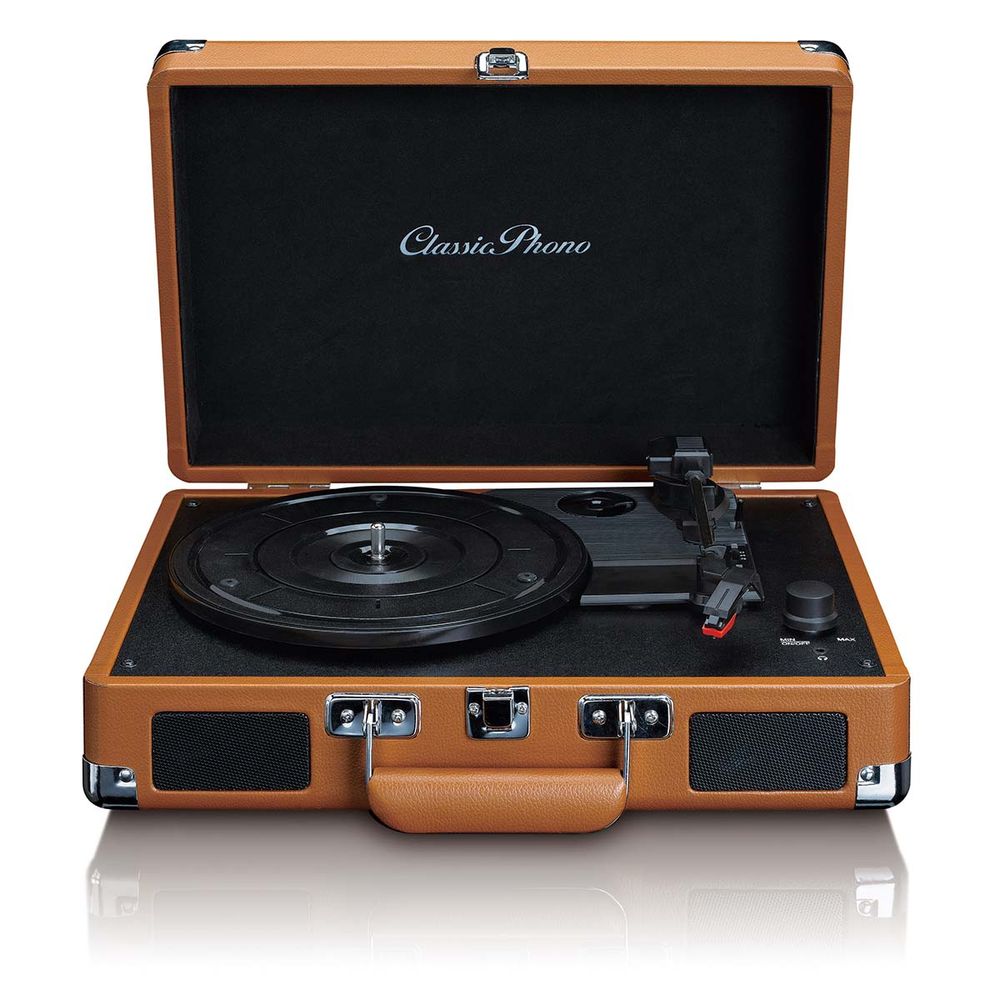 Platespiller i Koffert med 2 Innebygde Høyttalere - Lenco Classic Phono TT-10BN