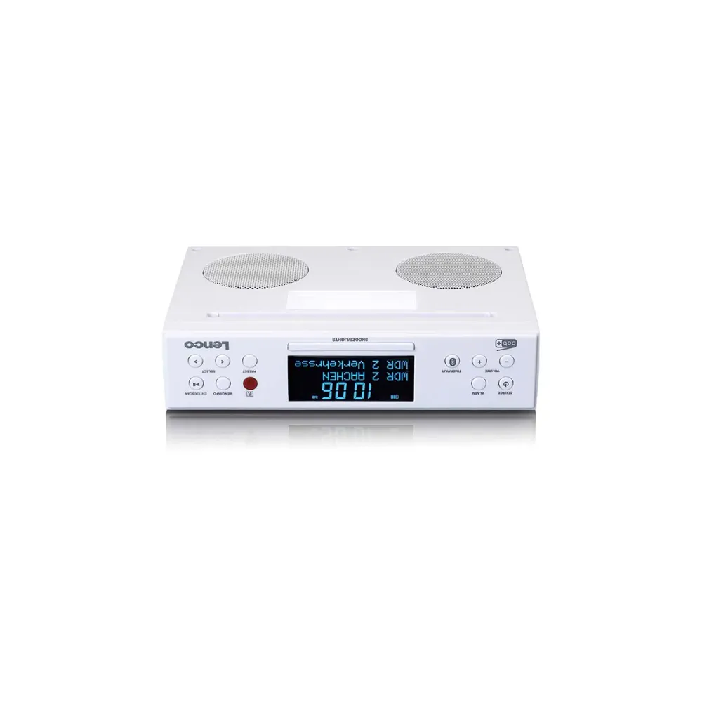 DAB+/FM Kjøkkenradio med Bluetooth, LED-belysning og Timer - Lenco