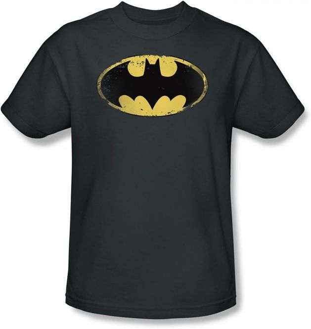 Hovedbilde Batman Guys T-shirt Distressed Shield - Gutt
