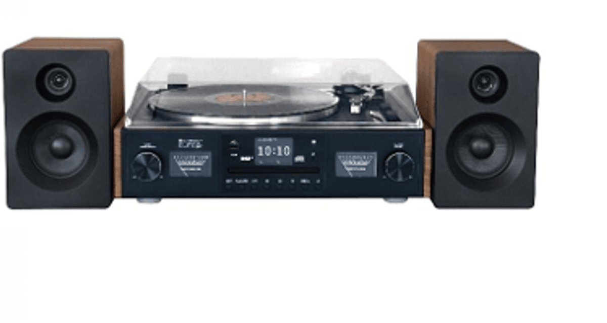 Retro Stereo med Platespiller, CD, DAB+Radio, og Bluetooth - Soundmaster EliteLine PL920
