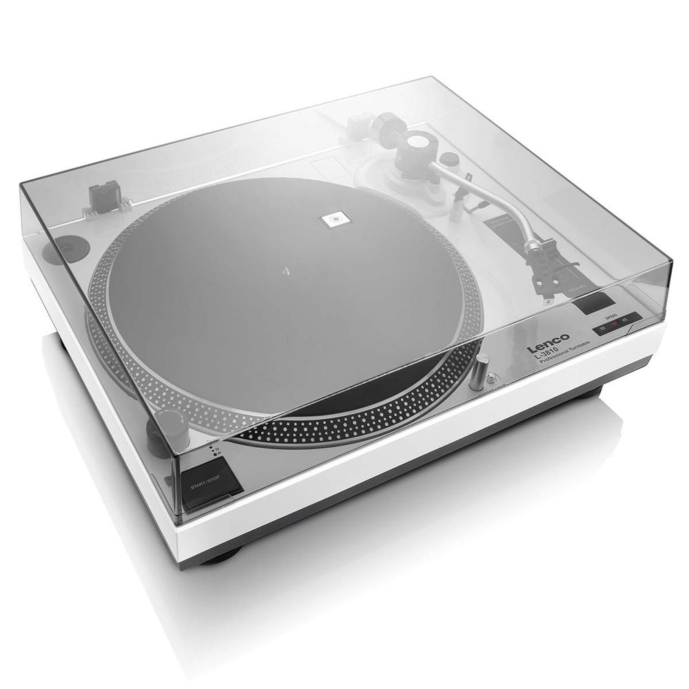 Lenco L-3810 - Direktedrevet platespiller - USB Opptak - 33 & 45 RPM