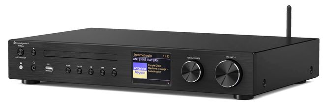 Hovedbilde Forsterker med Internett Radio, DAB+ CD og Bluetooth 2x50 ...
