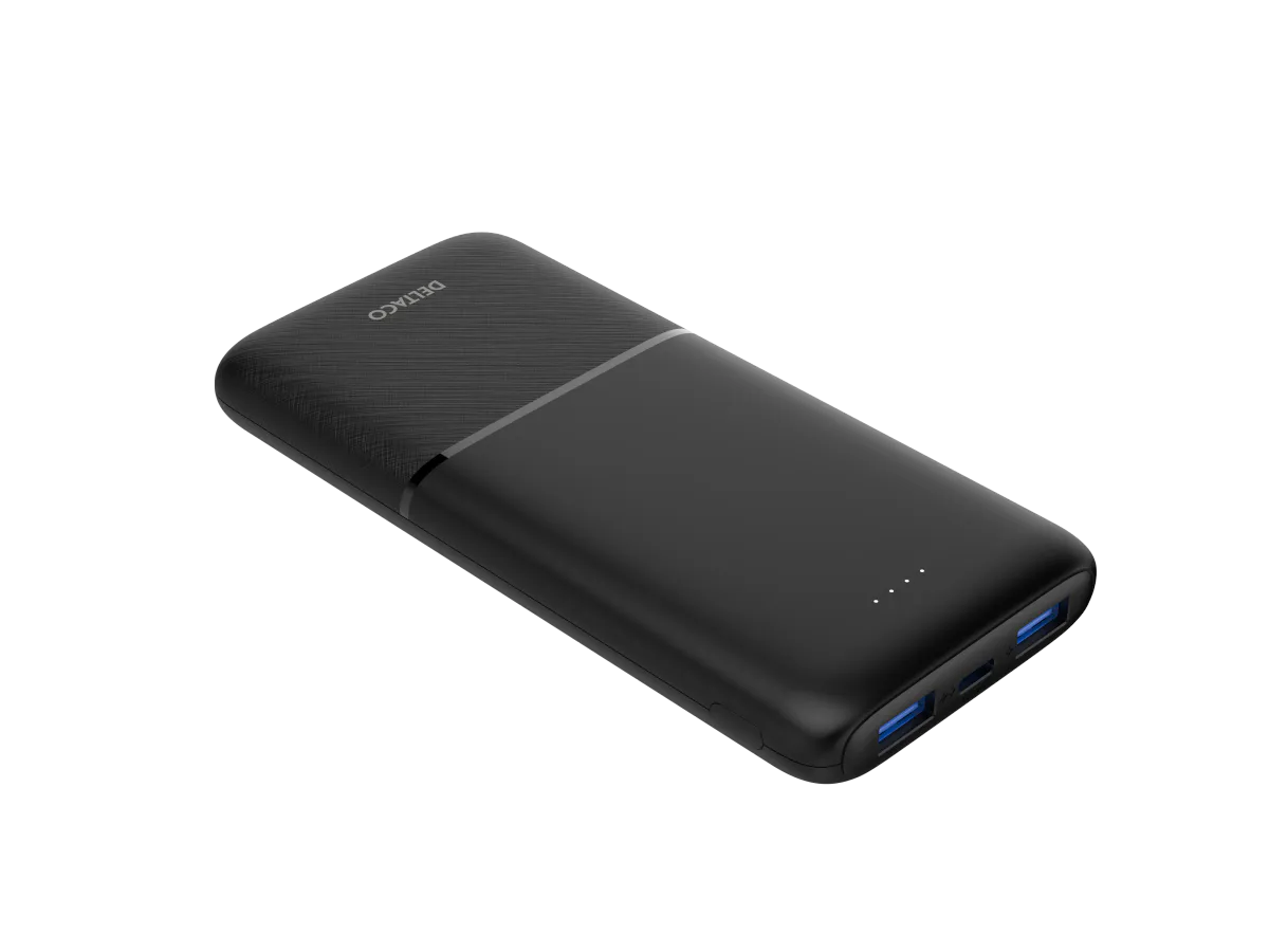 Powerbank Fast Charge and 3 ports, 2x USB-A 18W, 1x USB-C PD 20W, 10 000 mAh