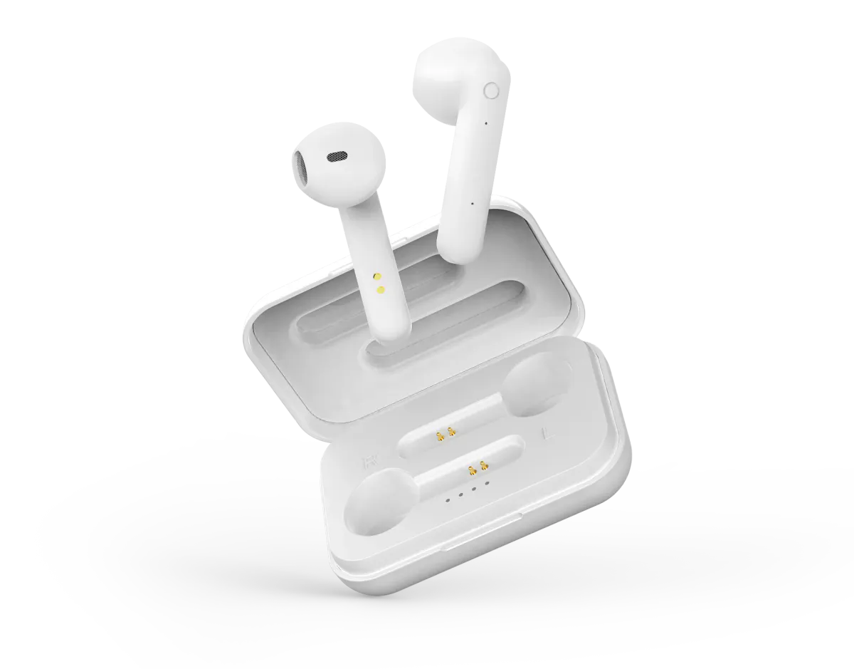 Trådløse Pods, Øreplugger med Ladeboks - STREETZ TWS-105