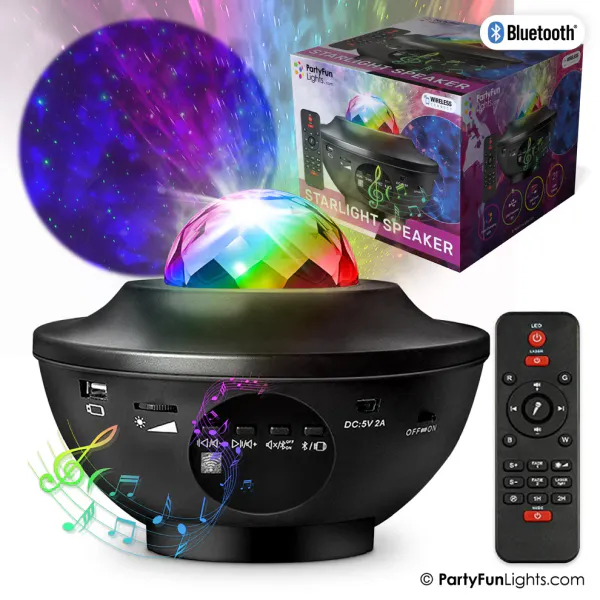 Hovedbilde Starlight Speaker Bluetooth Høyttaler med Stjernehimmel