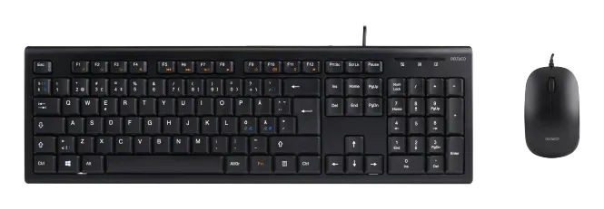 Hovedbilde Tastatur og Mus Komplett Pakke - Deltaco (Nordisk)