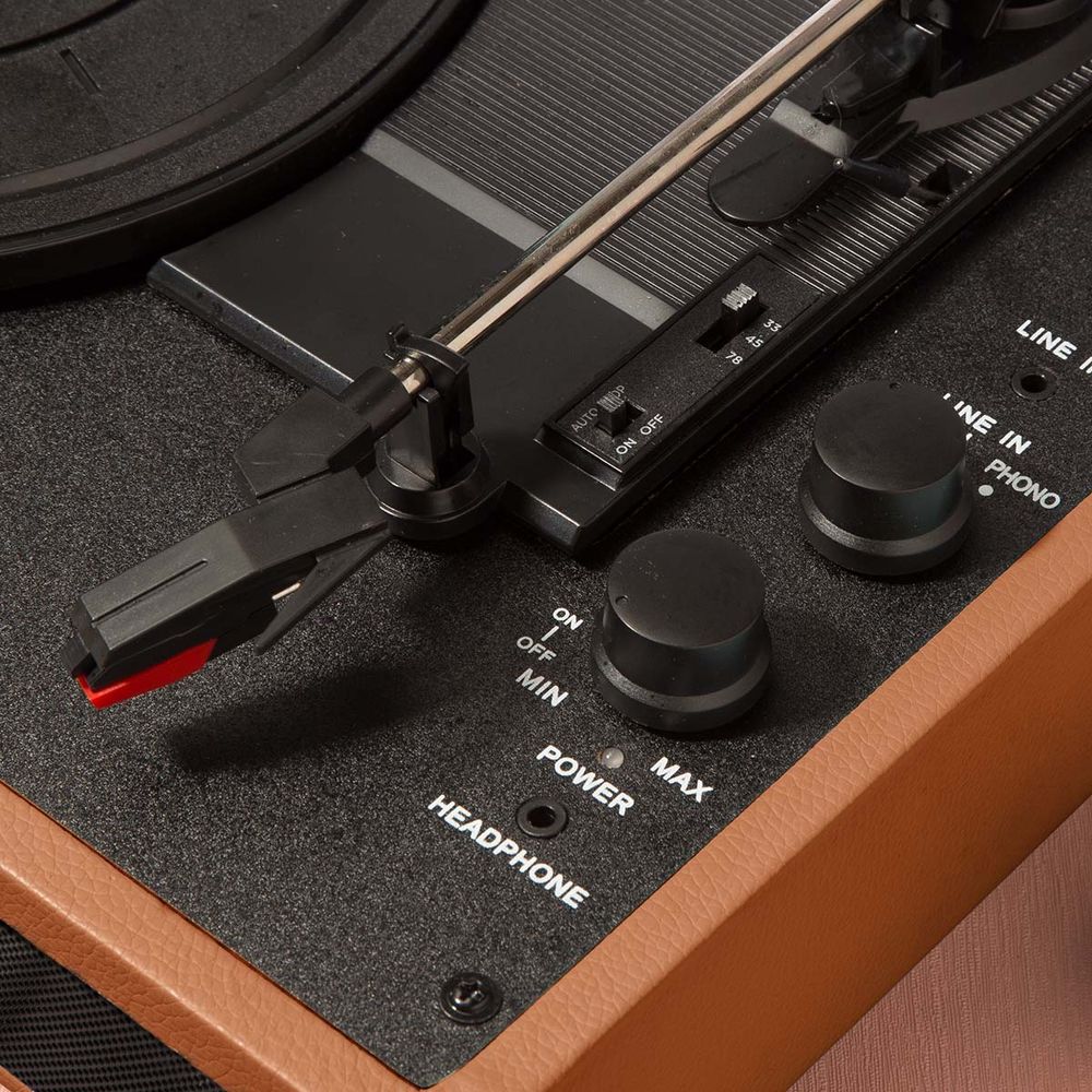 Platespiller i Koffert med 2 Innebygde Høyttalere - Lenco Classic Phono TT-10BN