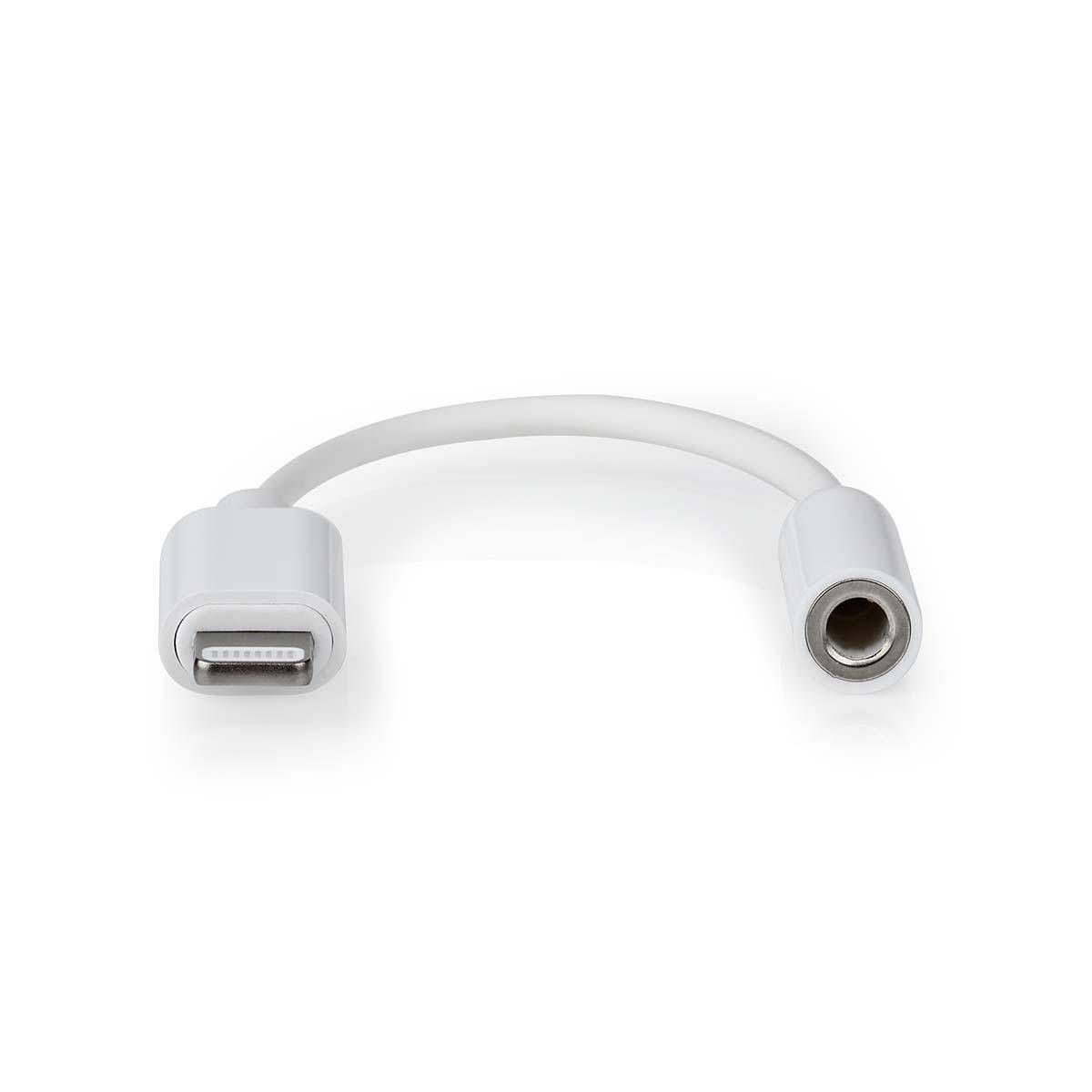 Lightning Lydadapter for Apple-produkter - 8 pins - 10 cm - 3,5 mm Hun
