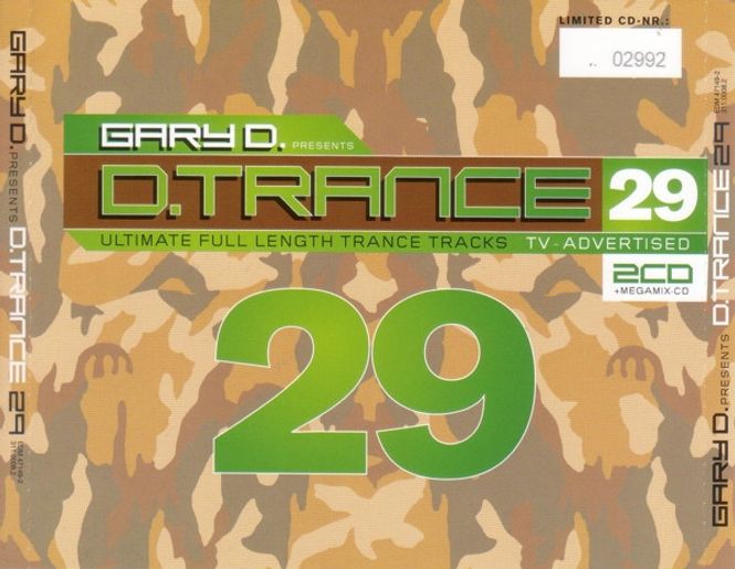 Hovedbilde Gary D - D-Trance 29 - Limited Edition, Numbered (3CD)