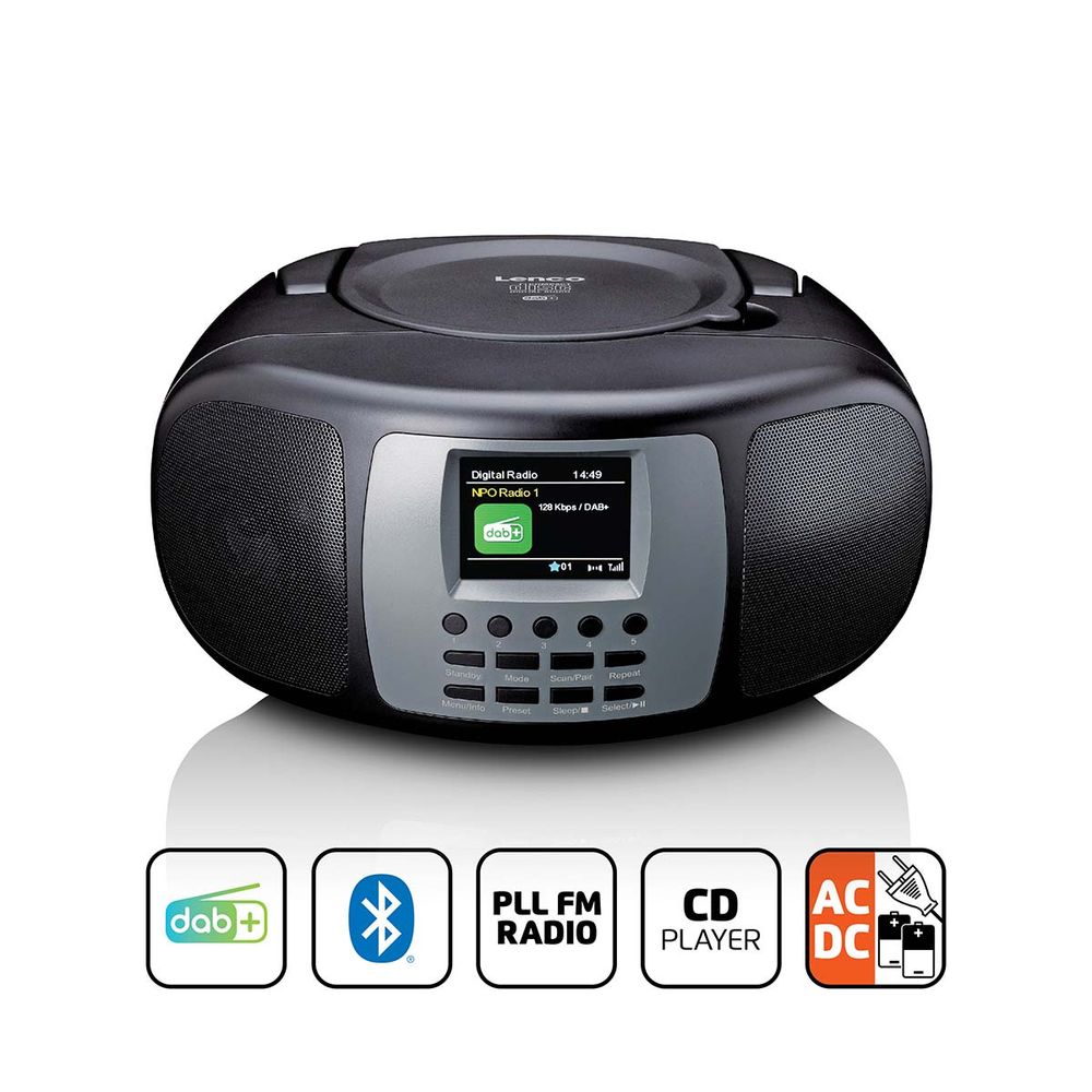 DAB+ Radio med CD-spiller og Bluetooth - Lenco