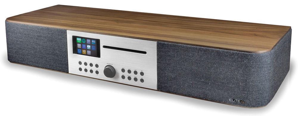 Soundmaster ICD2018 EliteLine stereoanlegg – Komplett musikkanlegg - Innebygd basshøyttaler (CD, DAB+, Internett og BT)